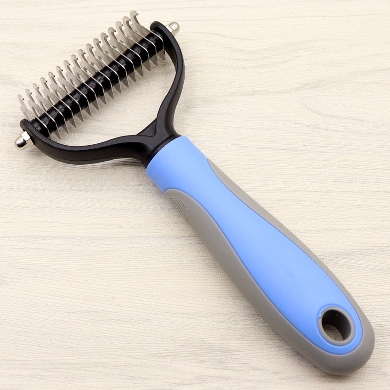 Hairy Potter and the Comb of Destiny (Pet Long-haired Dogknot Comb Double-sided Blade Dog)