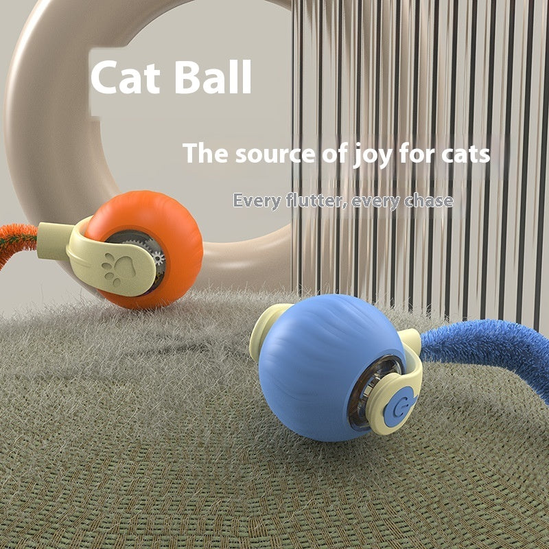 Tail-Chase Tango Pets (Drag Ball Toy Automatic Relief Cat Teasing Ball Toys Pet Products)