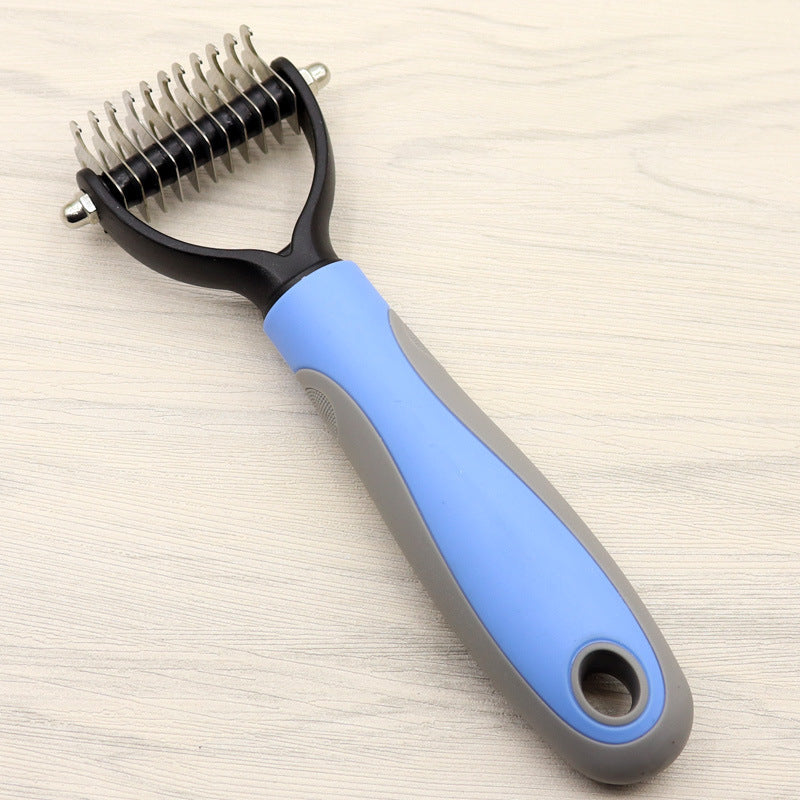 Hairy Potter and the Comb of Destiny (Pet Long-haired Dogknot Comb Double-sided Blade Dog)