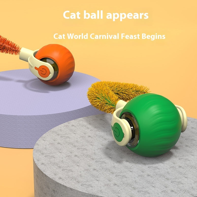 Tail-Chase Tango Pets (Drag Ball Toy Automatic Relief Cat Teasing Ball Toys Pet Products)